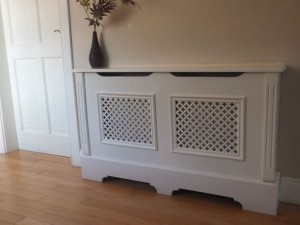 customon built radiator cabinet
